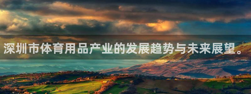 77体育：深圳市体育用品产业的发展趋势与未来展望。